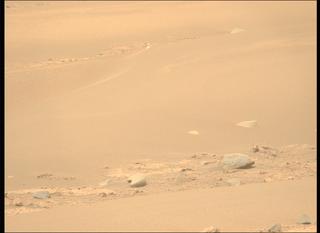 View image taken on Mars, Mars Perseverance Sol 588: Left Mastcam-Z Camera