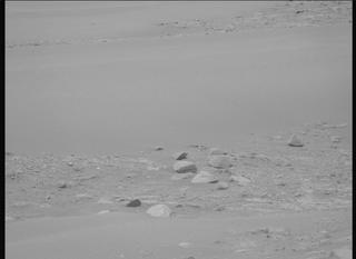 View image taken on Mars, Mars Perseverance Sol 588: Left Mastcam-Z Camera