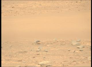 View image taken on Mars, Mars Perseverance Sol 588: Left Mastcam-Z Camera