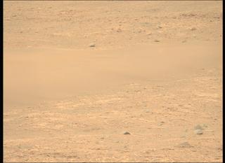 View image taken on Mars, Mars Perseverance Sol 588: Left Mastcam-Z Camera
