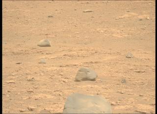 View image taken on Mars, Mars Perseverance Sol 588: Left Mastcam-Z Camera