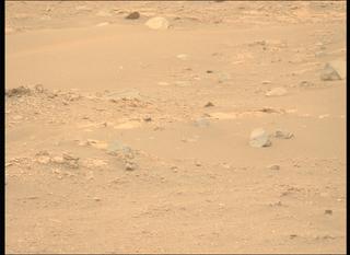 View image taken on Mars, Mars Perseverance Sol 588: Left Mastcam-Z Camera