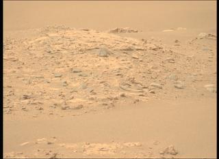 View image taken on Mars, Mars Perseverance Sol 588: Left Mastcam-Z Camera