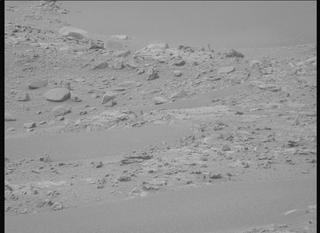View image taken on Mars, Mars Perseverance Sol 588: Left Mastcam-Z Camera