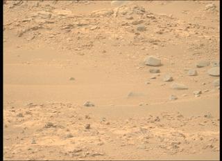 View image taken on Mars, Mars Perseverance Sol 588: Left Mastcam-Z Camera