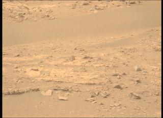 View image taken on Mars, Mars Perseverance Sol 588: Left Mastcam-Z Camera