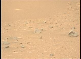 View image taken on Mars, Mars Perseverance Sol 588: Left Mastcam-Z Camera