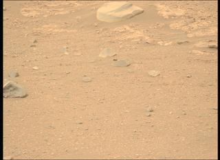 View image taken on Mars, Mars Perseverance Sol 588: Left Mastcam-Z Camera