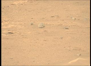 View image taken on Mars, Mars Perseverance Sol 588: Left Mastcam-Z Camera
