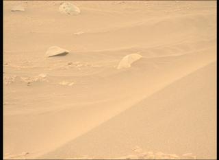 View image taken on Mars, Mars Perseverance Sol 588: Left Mastcam-Z Camera