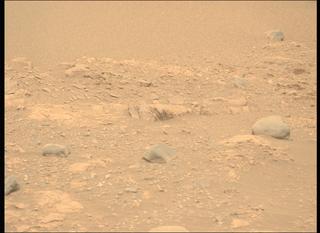 View image taken on Mars, Mars Perseverance Sol 588: Left Mastcam-Z Camera