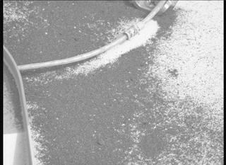 View image taken on Mars, Mars Perseverance Sol 588: Left Mastcam-Z Camera