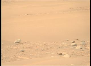 View image taken on Mars, Mars Perseverance Sol 588: Right Mastcam-Z Camera