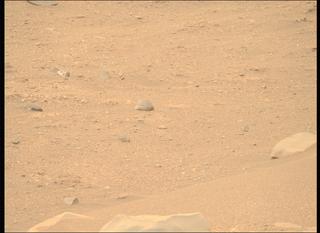 View image taken on Mars, Mars Perseverance Sol 588: Right Mastcam-Z Camera