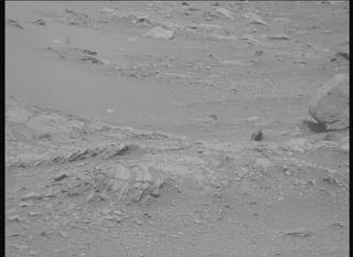 View image taken on Mars, Mars Perseverance Sol 588: Right Mastcam-Z Camera