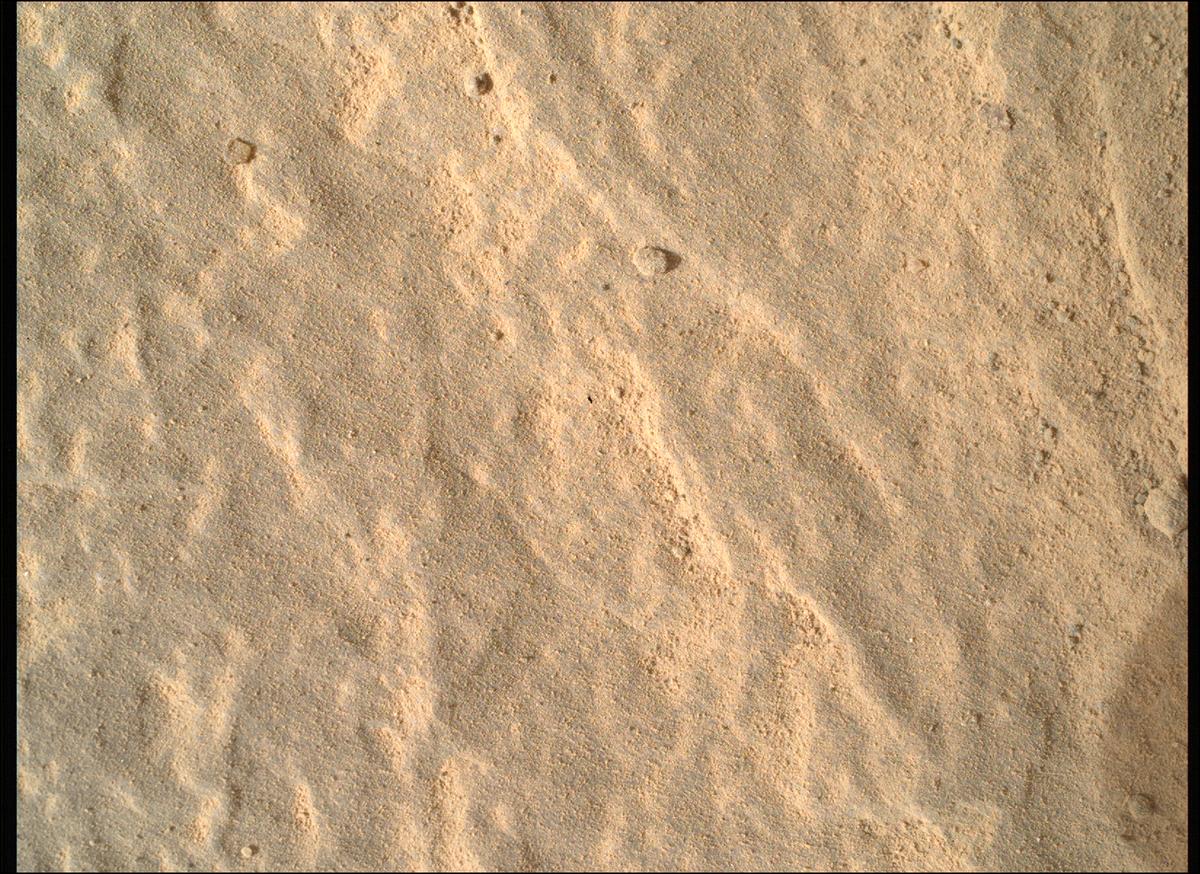 This image was taken by SHERLOC_WATSON onboard NASA's Mars rover Perseverance on Sol 589