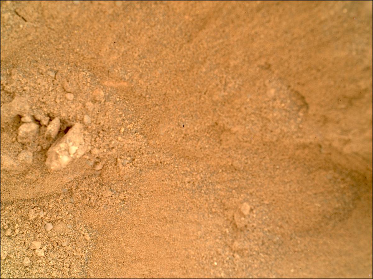 This image was taken by SHERLOC_WATSON onboard NASA's Mars rover Perseverance on Sol 594