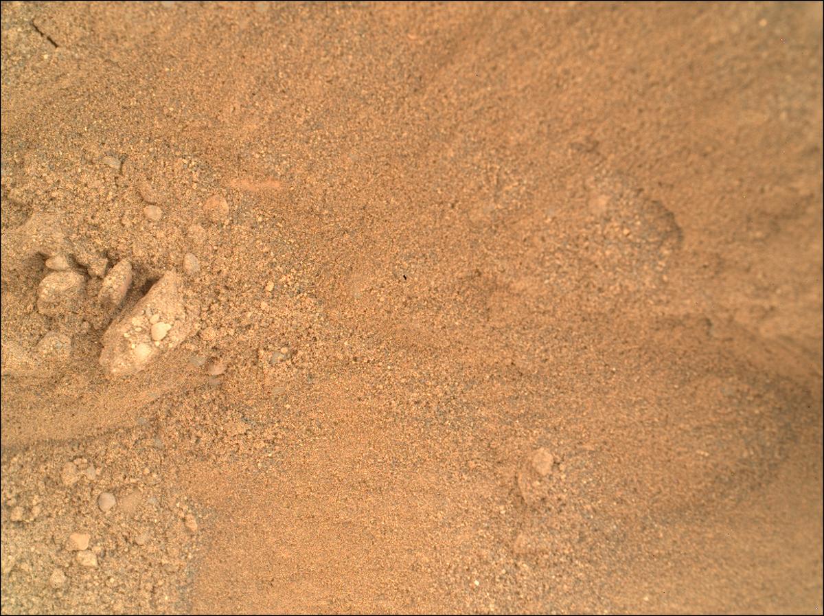 This image was taken by SHERLOC_WATSON onboard NASA's Mars rover Perseverance on Sol 594