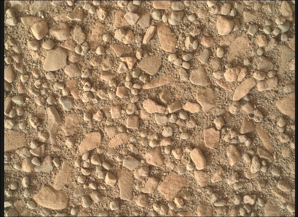 This image was taken by SHERLOC_WATSON onboard NASA's Mars rover Perseverance on Sol 594