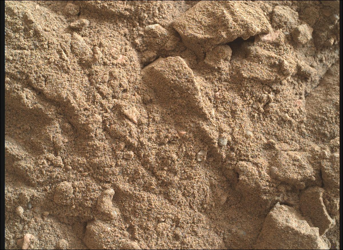 This image was taken by SHERLOC_WATSON onboard NASA's Mars rover Perseverance on Sol 594