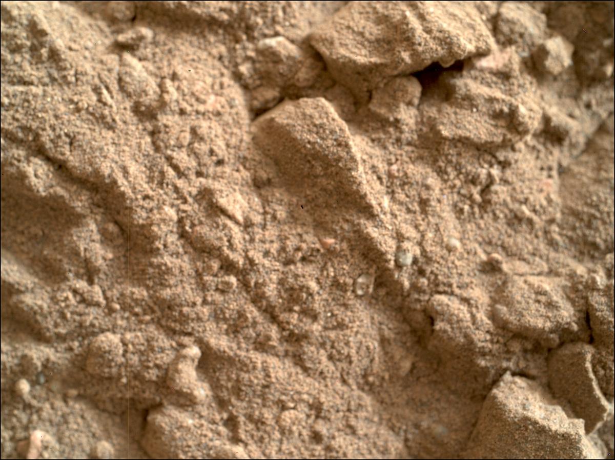 This image was taken by SHERLOC_WATSON onboard NASA's Mars rover Perseverance on Sol 594