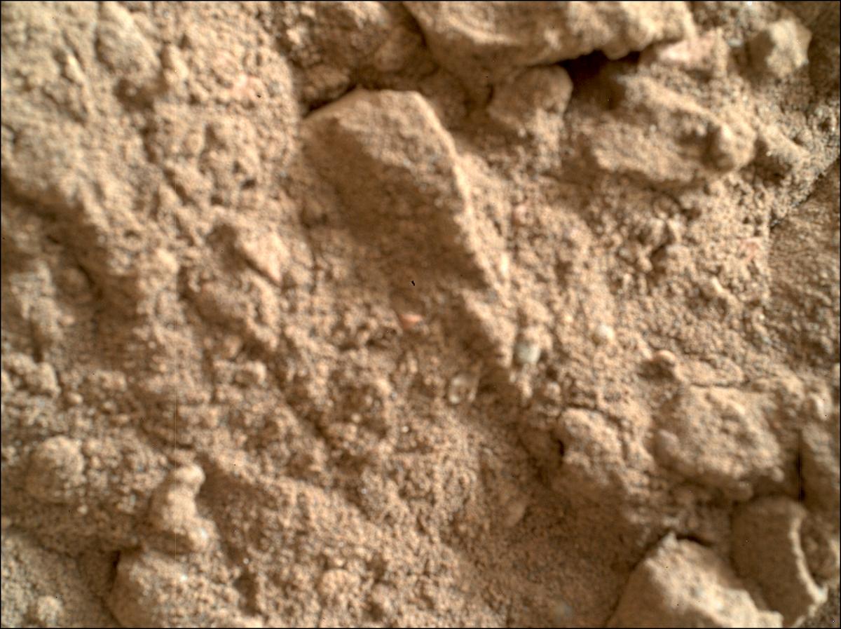 This image was taken by SHERLOC_WATSON onboard NASA's Mars rover Perseverance on Sol 598