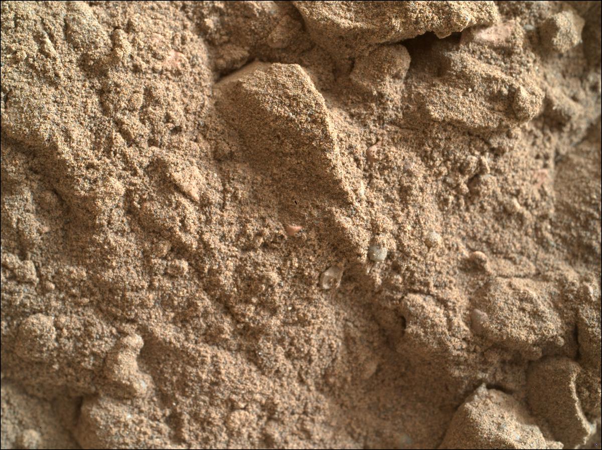 This image was taken by SHERLOC_WATSON onboard NASA's Mars rover Perseverance on Sol 598