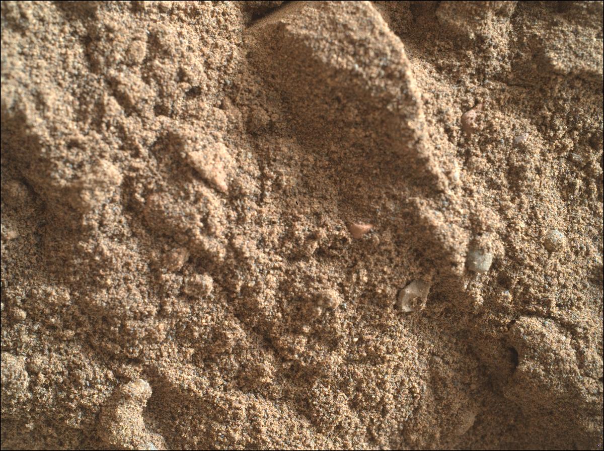 This image was taken by SHERLOC_WATSON onboard NASA's Mars rover Perseverance on Sol 598