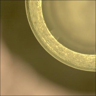 View image taken on Mars, Mars Perseverance Sol 599: Sample Caching System Camera (CacheCam)