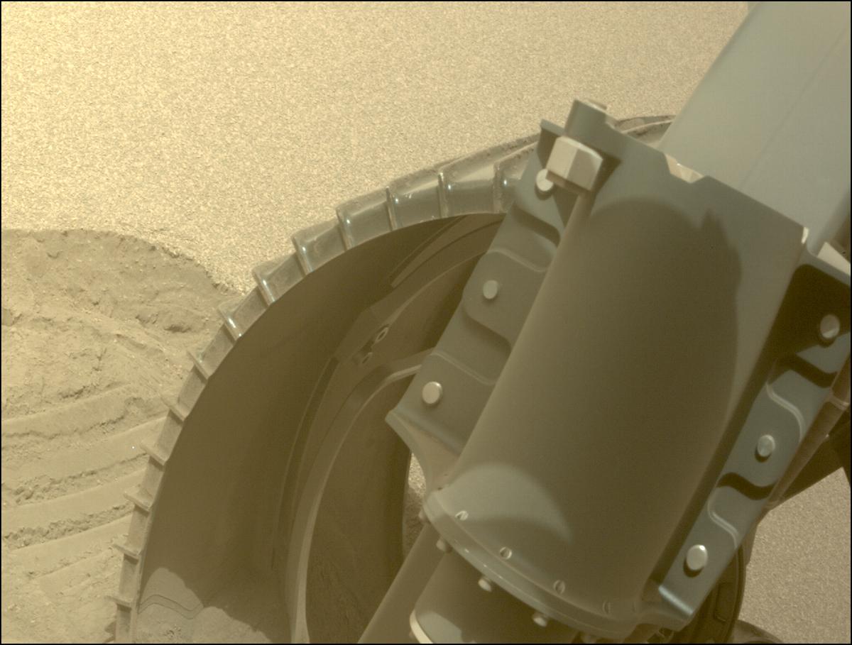 This image was taken by FRONT_HAZCAM_RIGHT_A onboard NASA's Mars rover Perseverance on Sol 600