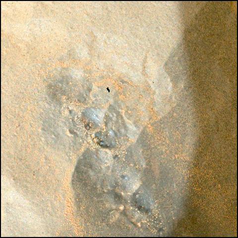 This image was taken by SHERLOC_WATSON onboard NASA's Mars rover Perseverance on Sol 607