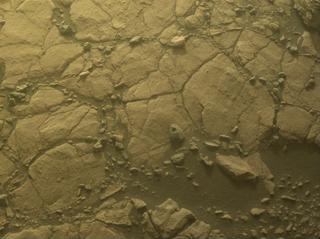 View image taken on Mars, Mars Perseverance Sol 609: Front Left Hazard Avoidance Camera (Hazcam)