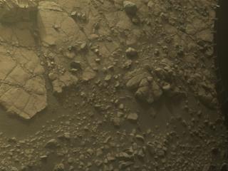 View image taken on Mars, Mars Perseverance Sol 609: Front Left Hazard Avoidance Camera (Hazcam)