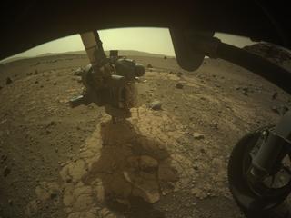 View image taken on Mars, Mars Perseverance Sol 612: Front Right Hazard Avoidance Camera (Hazcam)