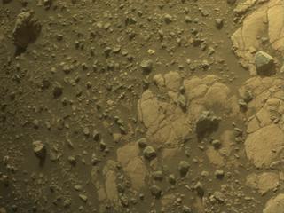 View image taken on Mars, Mars Perseverance Sol 612: Front Right Hazard Avoidance Camera (Hazcam)