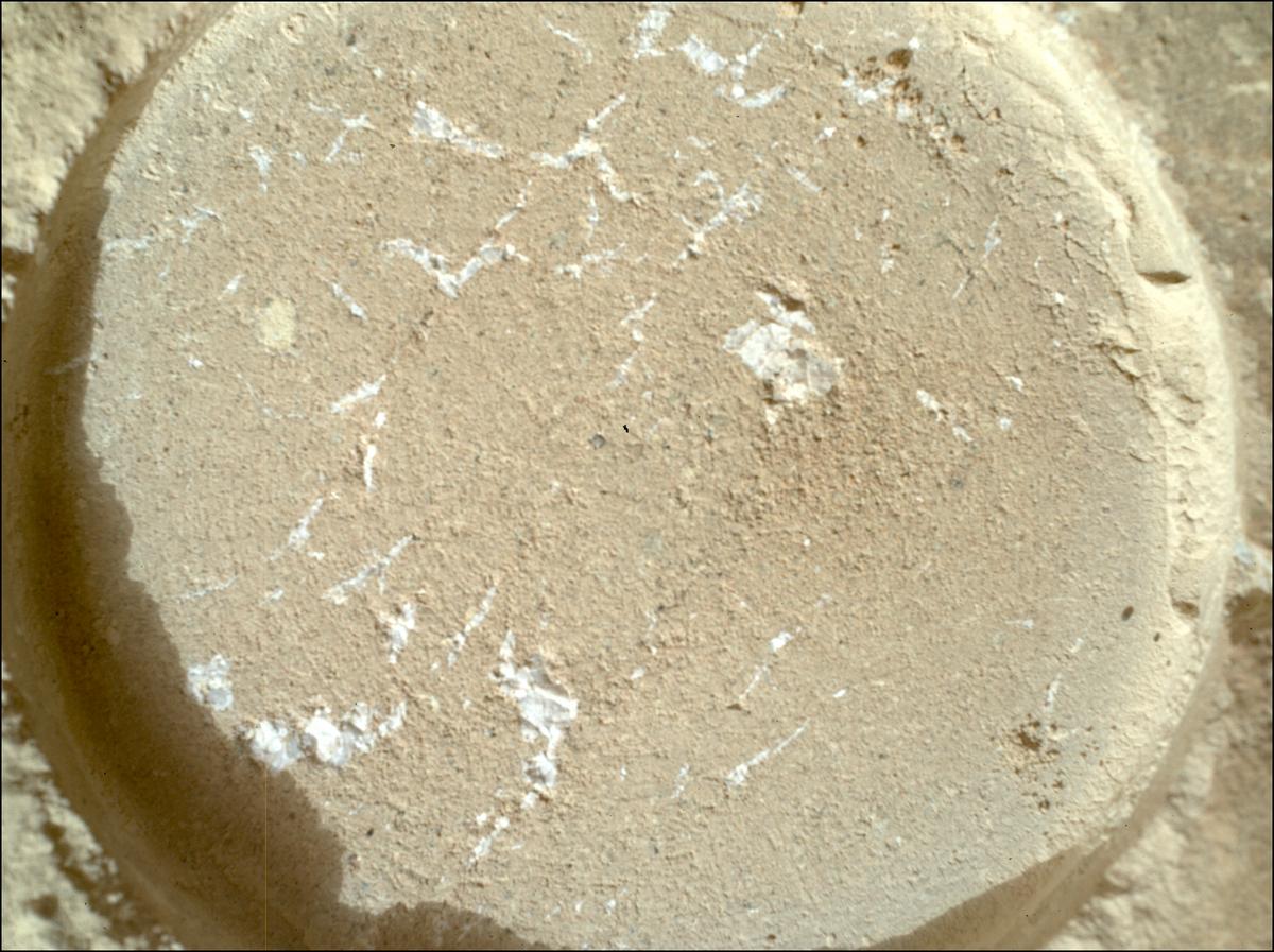 This image was taken by SHERLOC_WATSON onboard NASA's Mars rover Perseverance on Sol 612