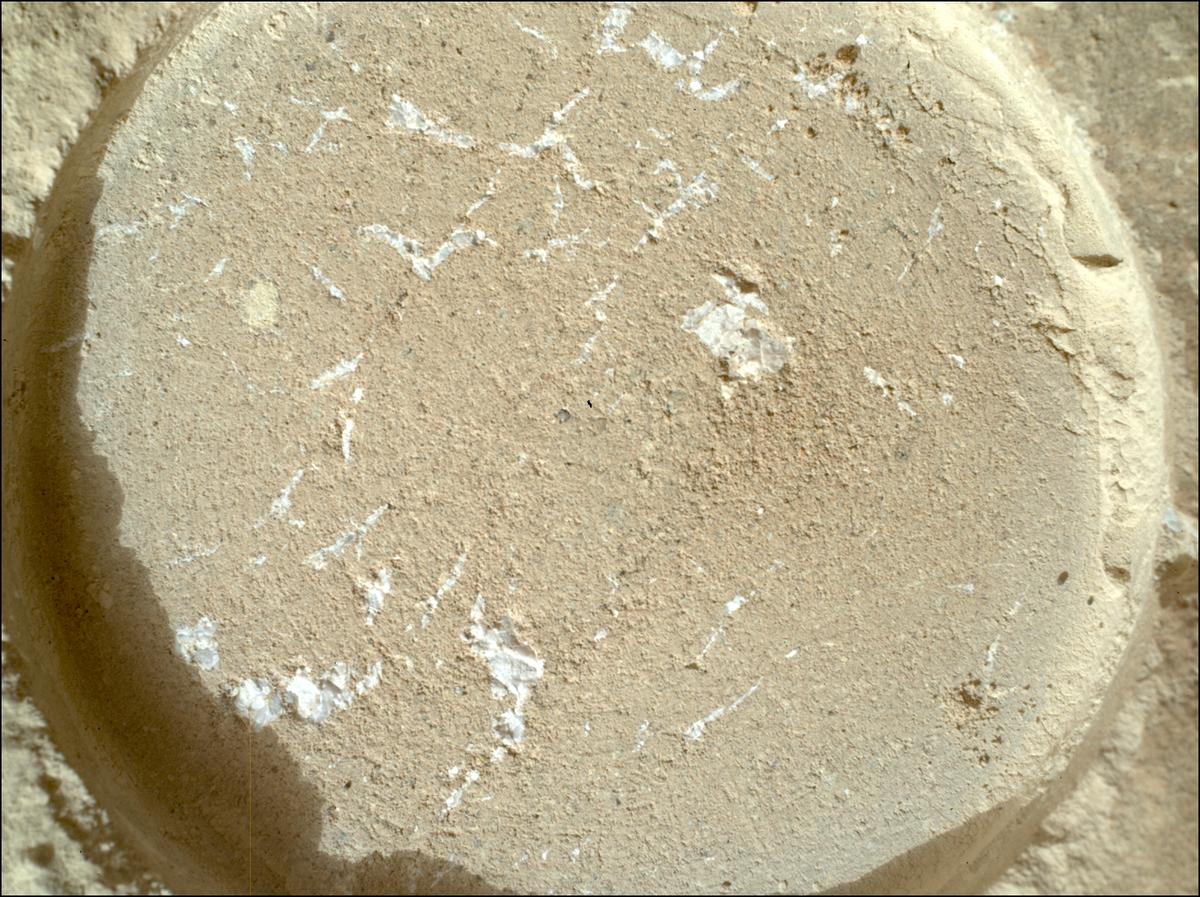 This image was taken by SHERLOC_WATSON onboard NASA's Mars rover Perseverance on Sol 612
