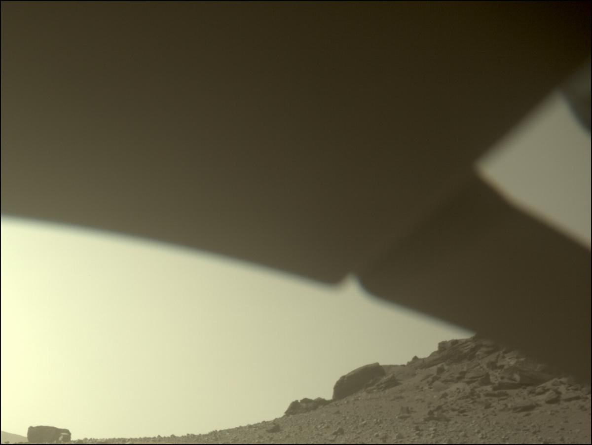 This image was taken by FRONT_HAZCAM_LEFT_A onboard NASA's Mars rover Perseverance on Sol 619