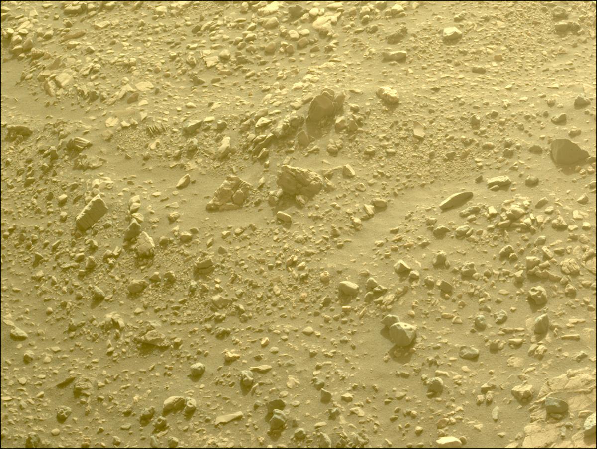 This image was taken by FRONT_HAZCAM_LEFT_A onboard NASA's Mars rover Perseverance on Sol 619