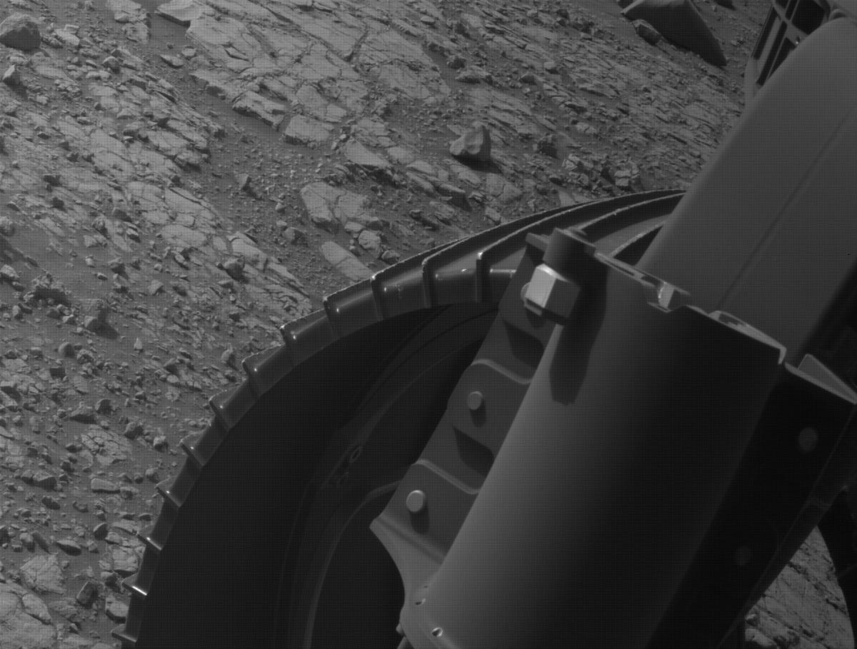 This image was taken by FRONT_HAZCAM_RIGHT_A onboard NASA's Mars rover Perseverance on Sol 619