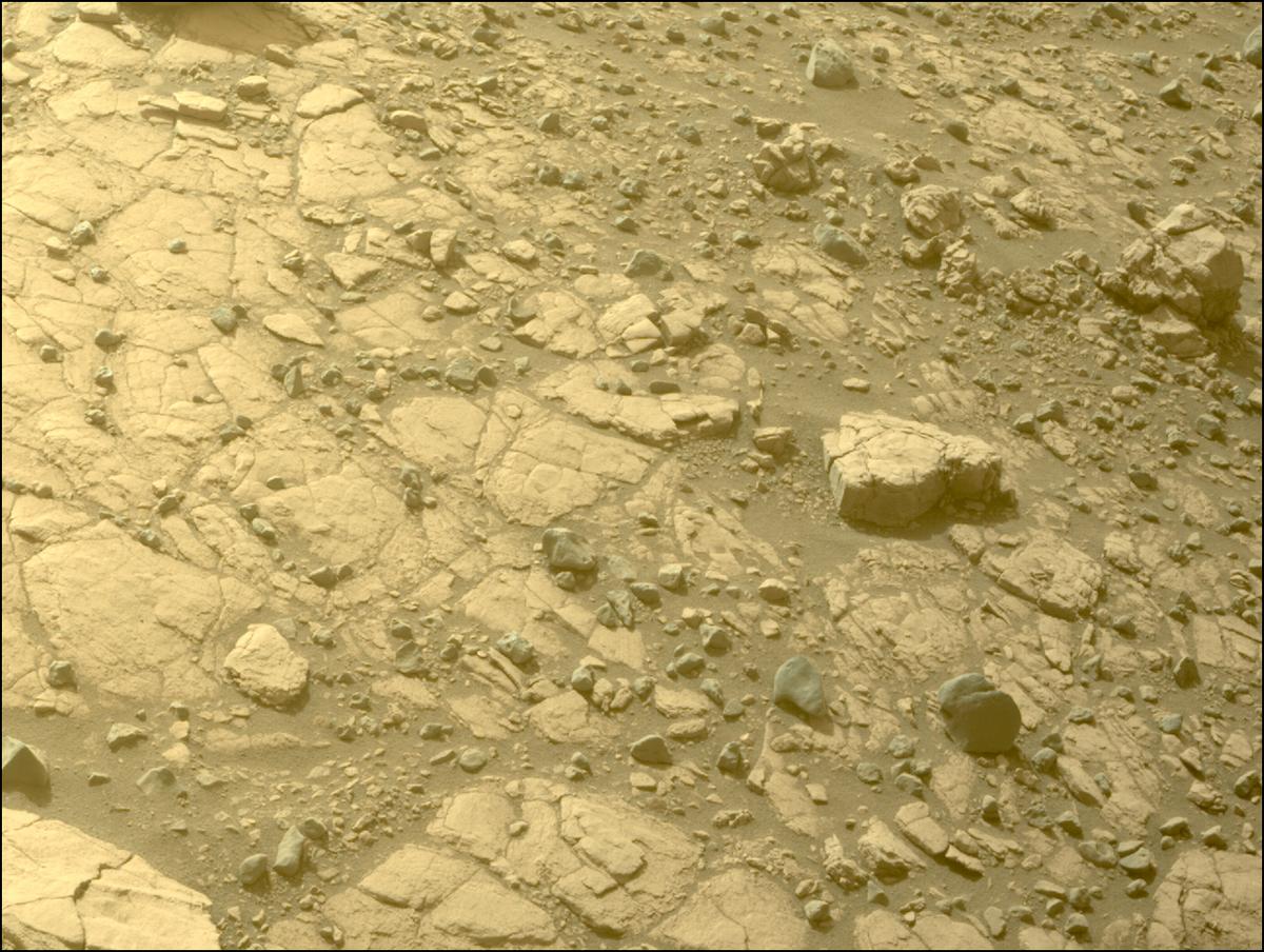 This image was taken by FRONT_HAZCAM_RIGHT_A onboard NASA's Mars rover Perseverance on Sol 619