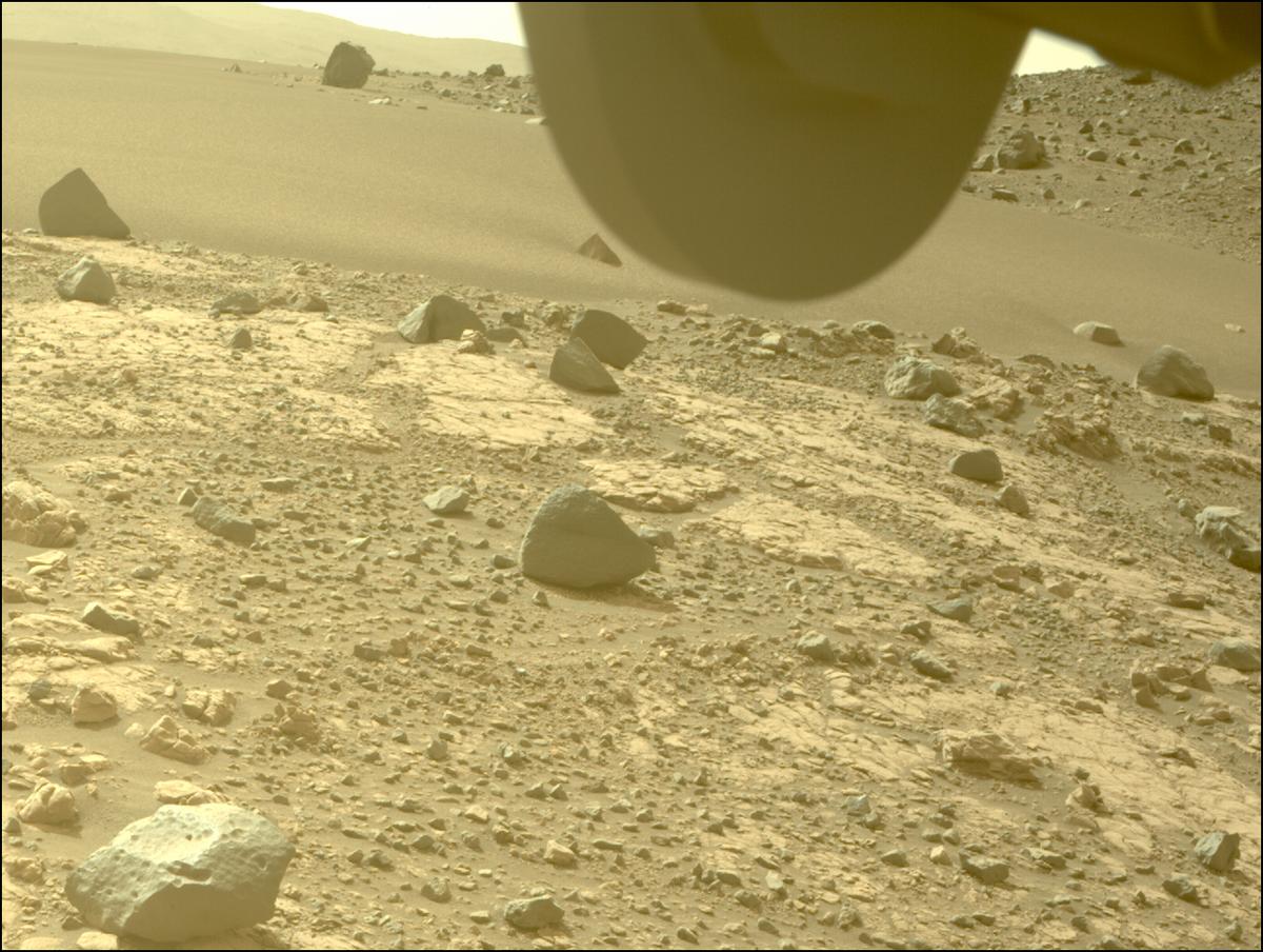 This image was taken by FRONT_HAZCAM_RIGHT_A onboard NASA's Mars rover Perseverance on Sol 619