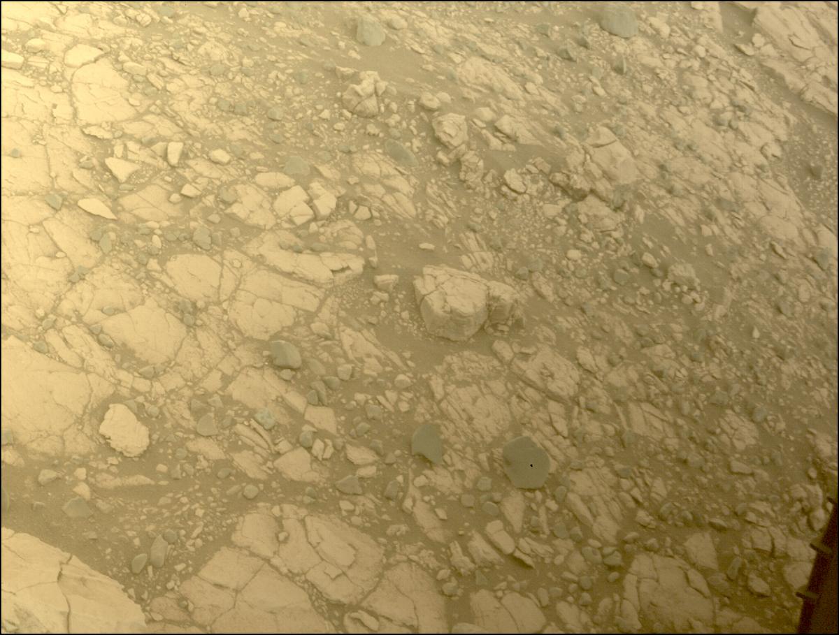 This image was taken by FRONT_HAZCAM_LEFT_A onboard NASA's Mars rover Perseverance on Sol 620