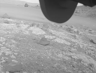 View image taken on Mars, Mars Perseverance Sol 620: Front Right Hazard Avoidance Camera (Hazcam)