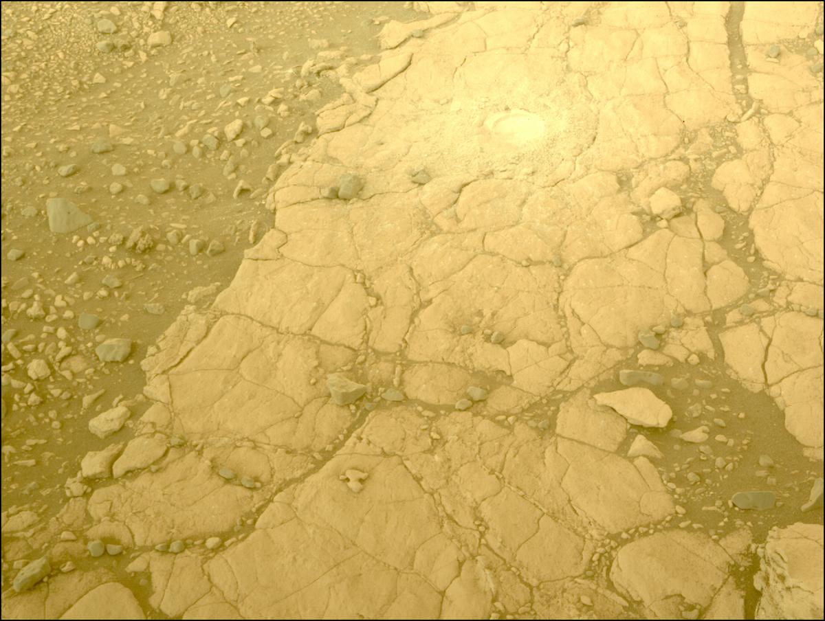 This image was taken by FRONT_HAZCAM_RIGHT_A onboard NASA's Mars rover Perseverance on Sol 620
