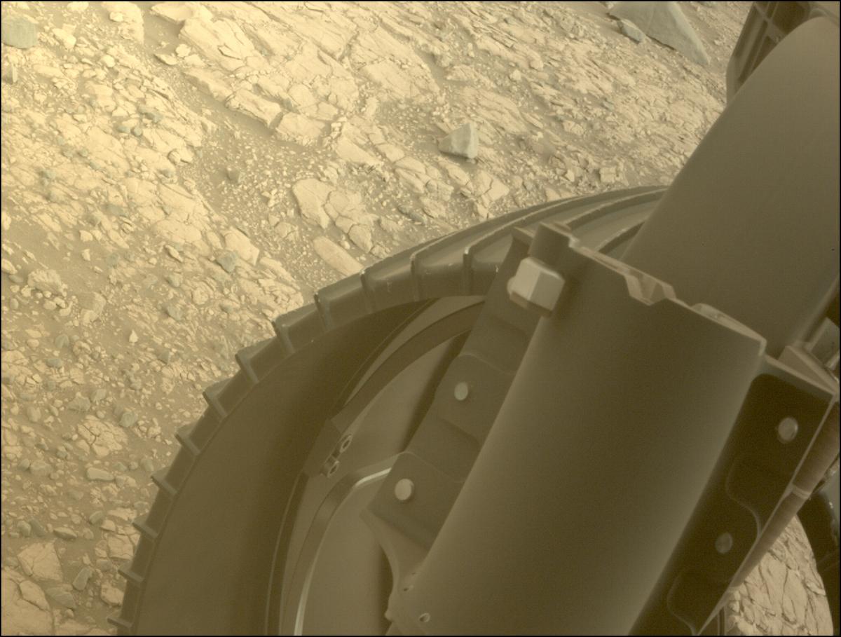 This image was taken by FRONT_HAZCAM_RIGHT_A onboard NASA's Mars rover Perseverance on Sol 620