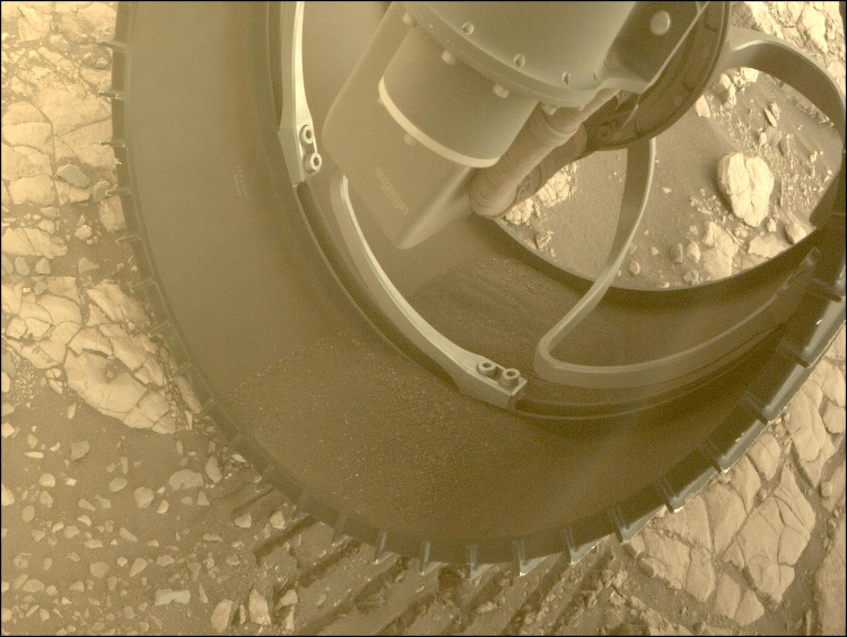 This image was taken by FRONT_HAZCAM_RIGHT_A onboard NASA's Mars rover Perseverance on Sol 620