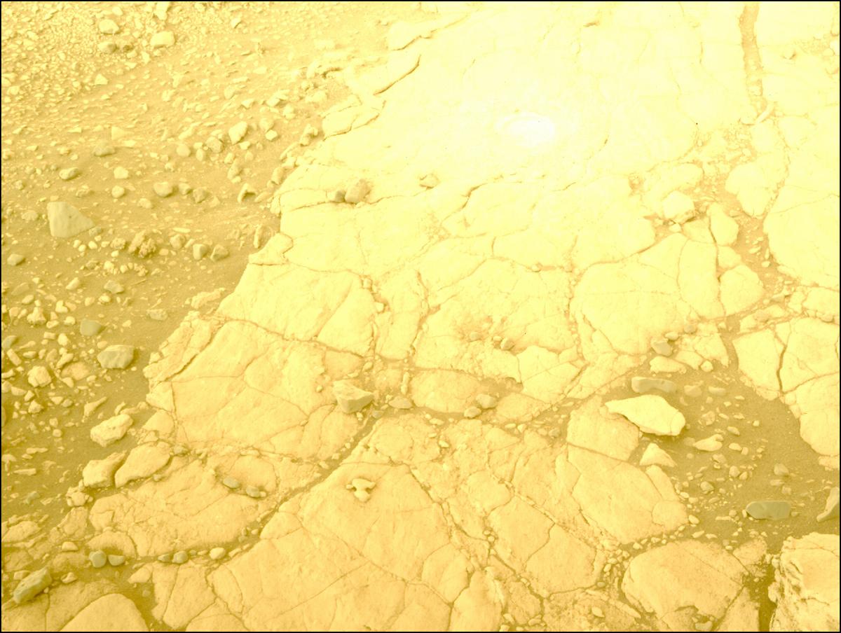 This image was taken by FRONT_HAZCAM_RIGHT_A onboard NASA's Mars rover Perseverance on Sol 620