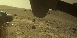 View image taken on Mars, Mars Perseverance Sol 623: Front Right Hazard Avoidance Camera (Hazcam)