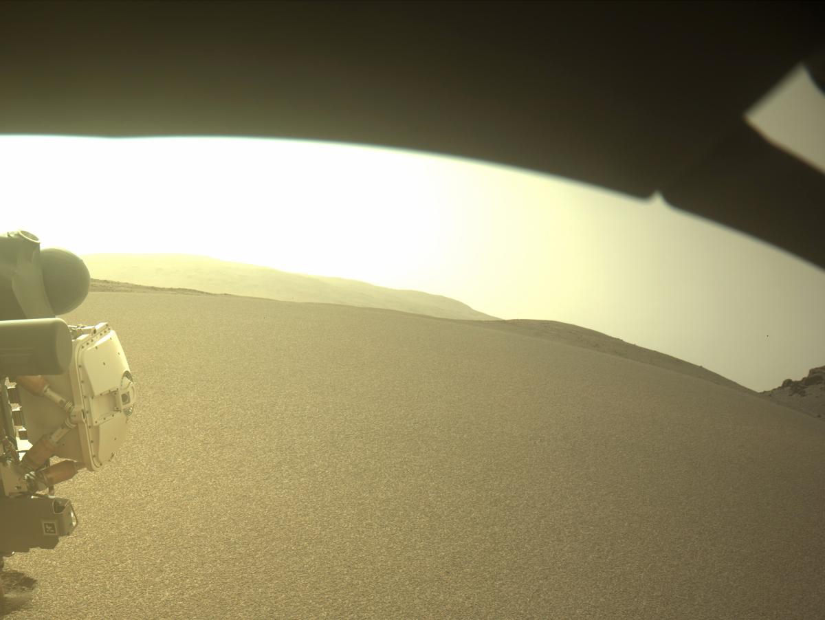 This image was taken by FRONT_HAZCAM_LEFT_A onboard NASA's Mars rover Perseverance on Sol 634